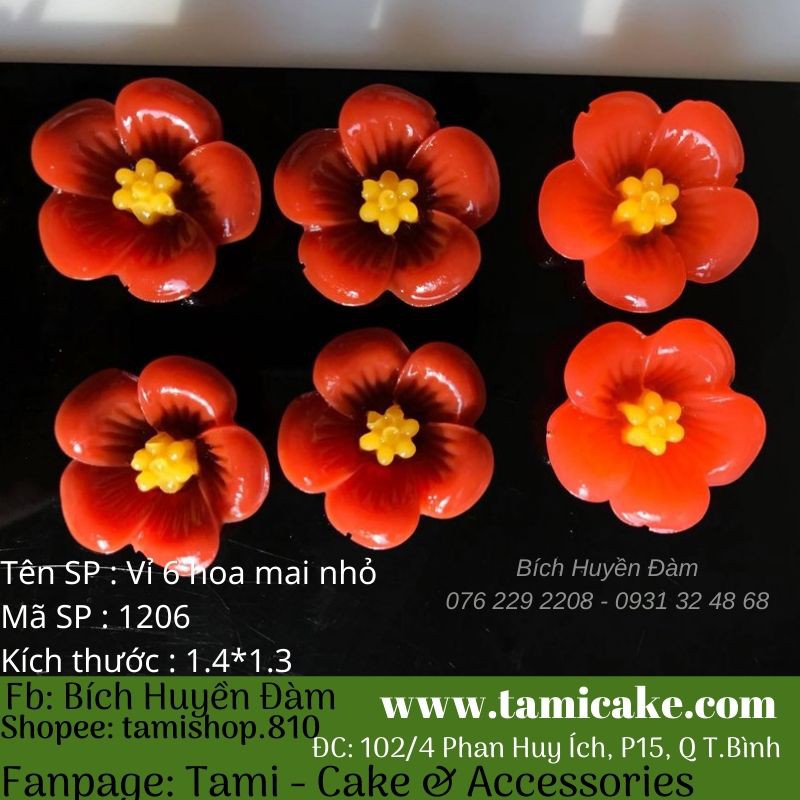 Khuôn silicon hoa mai