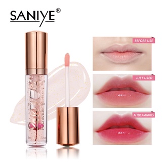 Dầu dưỡng môi SANIYE L1121 chiết xuất vàng 24k dưỡng ẩm lâu trôi trong suốt 4ml