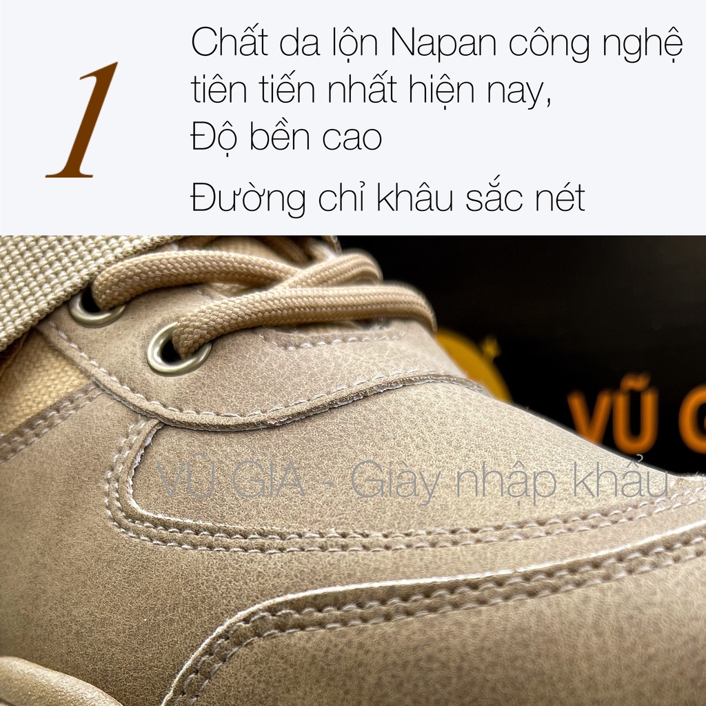 Giày Boost Martin cổ cao nhập khẩu chính hãng VŨ GIA T34