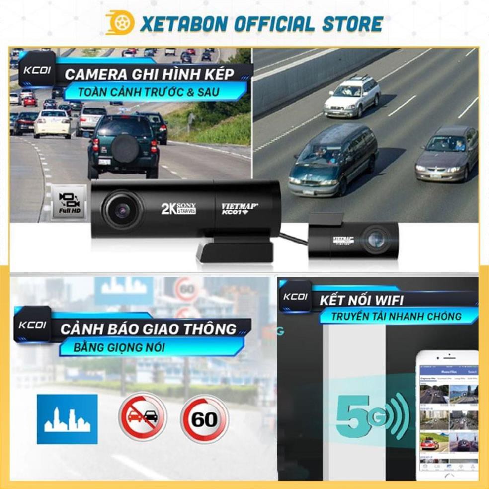 Camera Hành Trình Vietmap KC01 PRO Kết Nối Wifi Cảnh Báo Giao Thông Bằng Giọng Nói, Độ Phân Giải 2k Tặng Thẻ Nhớ 32gb | BigBuy360 - bigbuy360.vn