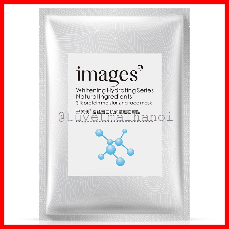 Combo 10 miếng mặt nạ Silk Protein Images - Dưỡng trắng, cấp ẩm, se khít lỗ chân lông