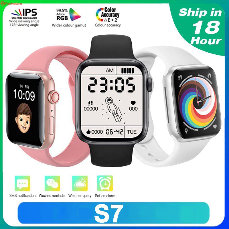 ♥Sẵn Sàng Cổ♥Series 7 Dây Is7 Đồng Hồ Thông Minh Nhịp Tim Theo Dõi Giấc Ngủ Nữ Dây Nam Đồng Hồ Thông Minh Pk Iwo 14 Pro max I7 Pro Max VN