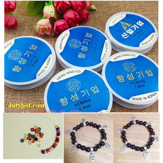 Dây cước thun Hàn Quốc loại tốt xỏ vòng hạt size 0.5-0.6-0.7-0.8 & 1mm