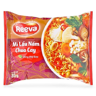 E - Mì Reeva Lẩu Nấm Chua Cay 85G
