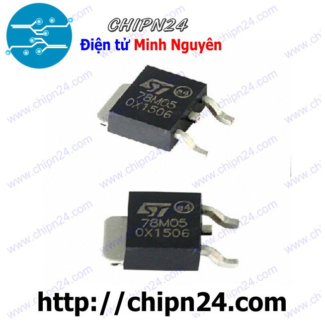 [4 CON] IC 78M05 TO-252 (SMD Dán) (7805)