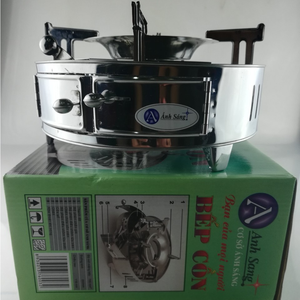 Bếp nấu inox sử dụng cồn khô