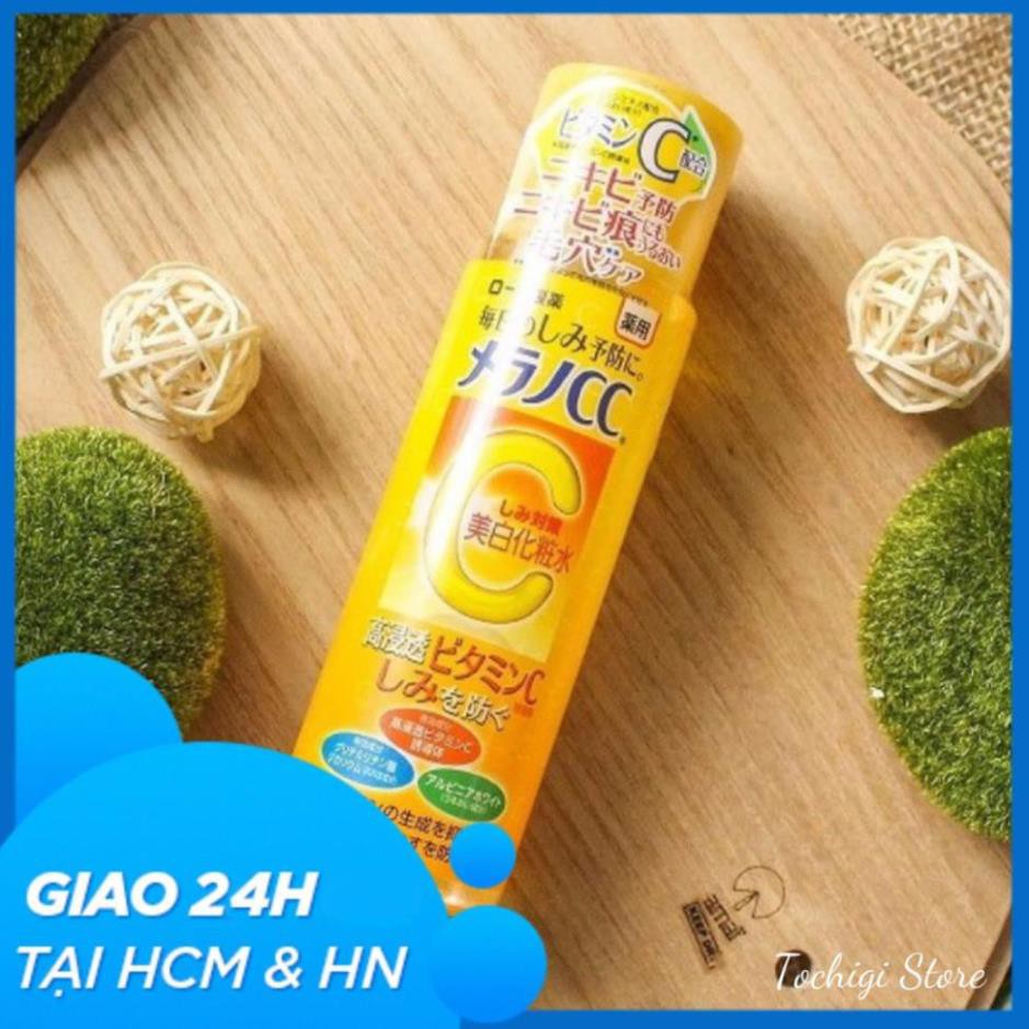 Nước hoa hồng Melano CC Rohto dưỡng trắng ngừa thâm, toner melano cc.