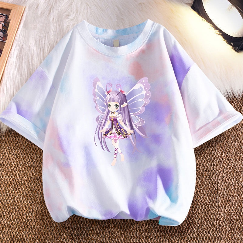 Áo Thun Tay Ngắn Thời Trang Cho Bé Gái