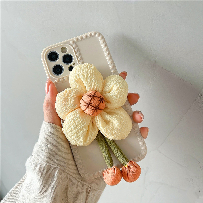 Ốp điện thoại TPU dẻo đính hoa 3D thích hợp cho IPHONE 13 PRO MAX 12 PRO MAX 11 PRO MAX XS MAX XR X 7 8 PLUS 6 6S PLUS