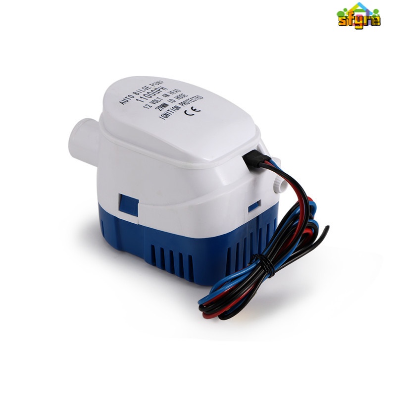Máy Bơm Nước 12V Tự Động 12V Có Công Tắc Cho Thuyền Tự Động