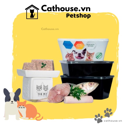 Pate Tươi The Pet Chó Mèo - Order Trước 11h Sáng Nhận Pate Trong Ngày - Sau 11h Giao Vào 14h Chiều Hôm Sau