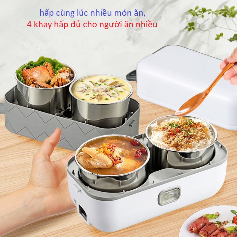Hộp cơm cắm điện 3 tầng star , cà mèn