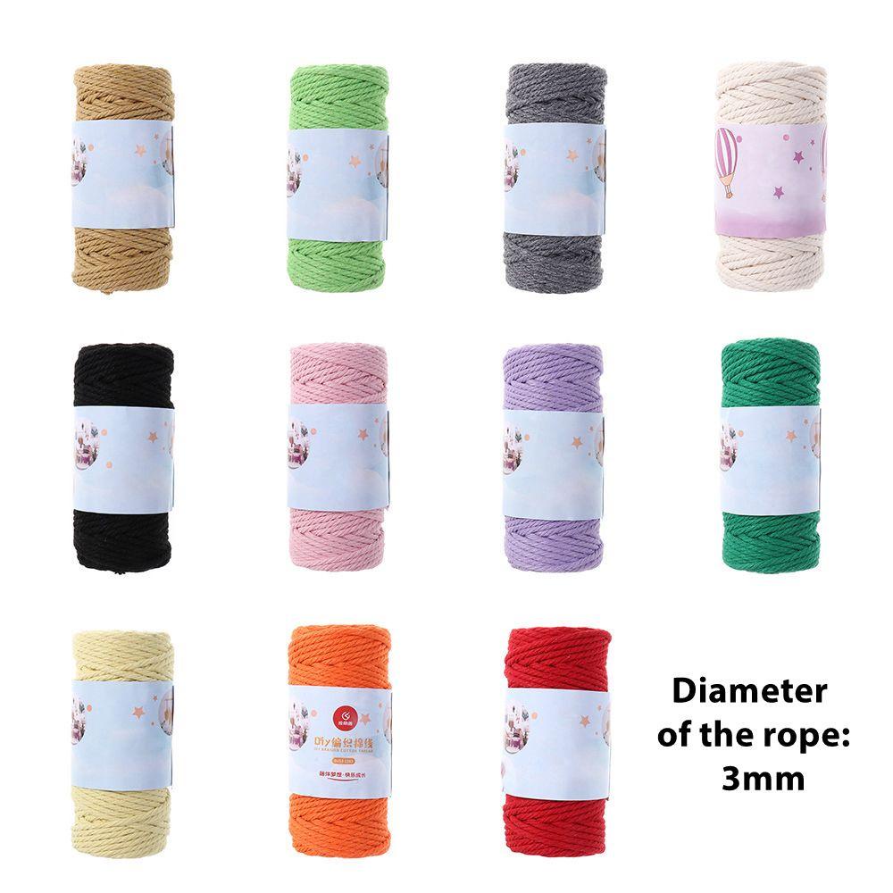Cuộn Dây Cotton 3mm Dùng Trang Trí Phong Cách Boho KENT1
