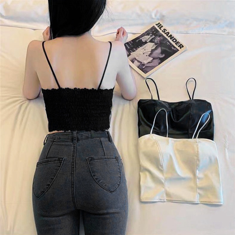 Áo bra da bóng lưng chun dây mảnh cá tính Havana FLA84