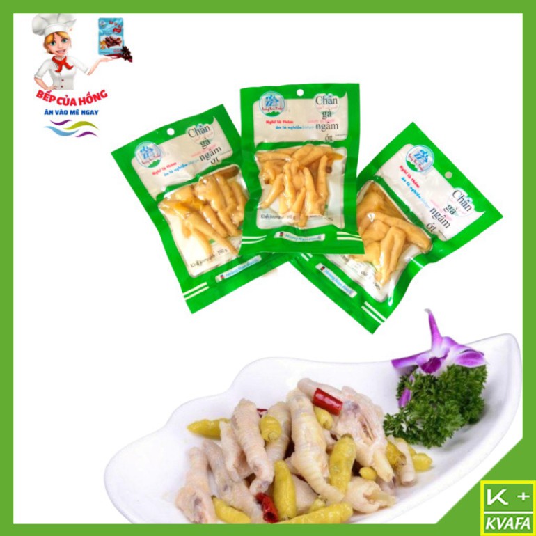 Chân Gà Ngâm Ớt Vị Tê Cay Hàng Việt Nam Gói Nhỏ Ăn Liền Siêu Thơm Ngon Gói 80 g