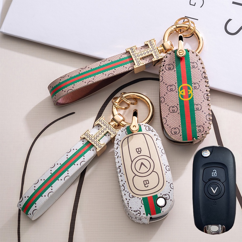 Bọc chìa khoá smartkey Vinfast Fadil handmade da thật 001