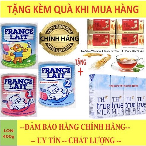Sữa France Lait_400g ( Đủ Số 1,2,3 ) + ( Kèm Quà Tặng )
