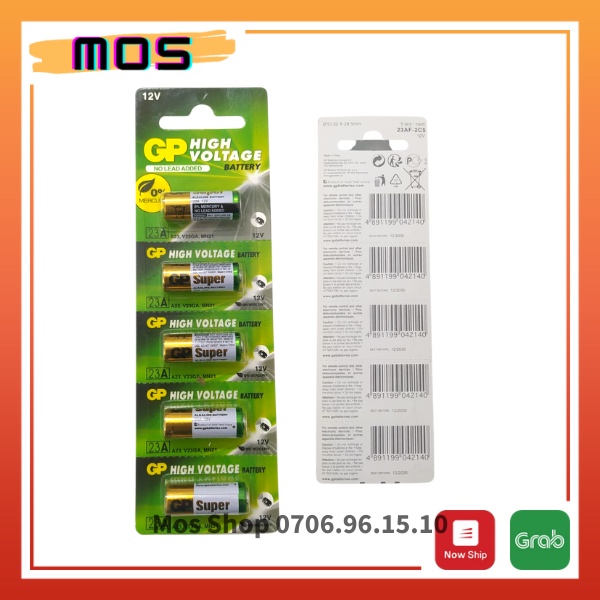 [Vỉ 1 viên] Pin Gp ⚡⚡ giao hàng 2 h⚡⚡ dùng trong chuông báo hoặc remote Mos Shop