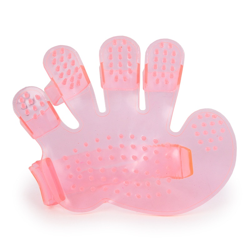 Găng tay tắm xỏ ngón hình bàn tay, massage cho chó mèo bề mặt da của thú cưng, các gai mềm có khả năng loại bỏ lông rụng