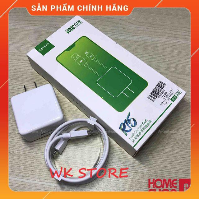 Bộ sạc nhanh Oppo R15 sạc nhanh Vooc (chân micro)