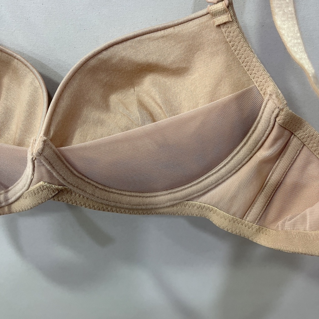 Áo ngực không gọng nữ nâng ngực mút dày Pensee 9531 cúp xéo màu trơn size 34, 36, 38