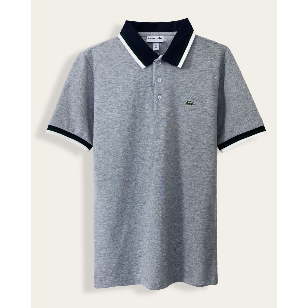 Áo Thun Nam Polo LACOSTE VIỀN Form Regular Made In France Vải Mềm Mịn Mát Cao Cấp DV 3 Màu, Hàng Xuất Xịn