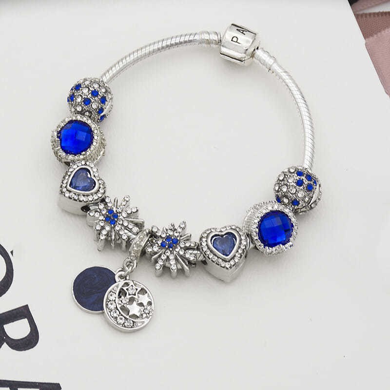 PANDORA Mặt Dây Chuyền Hình Trăng Sao Cổ Điển Mới Assa0215631 Aa03564Sfsd