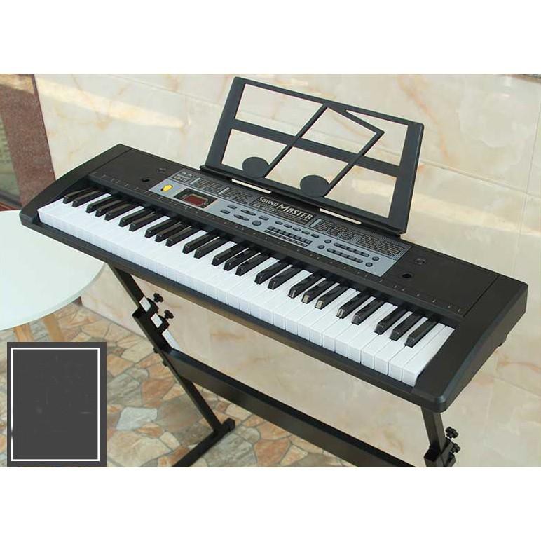Đàn piano điện - đàn piano cho bé Organ Electronic 61 Phím Cho Bé Cho Người Lớn Học Kèm Mic Sạc Giá Đỡ Âm Thanh Hay
