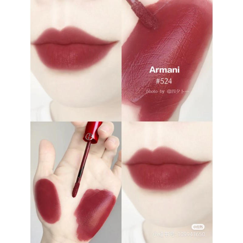 Vỉ son kem Lì 3 Ô Giorgio Armani 3 Màu hot