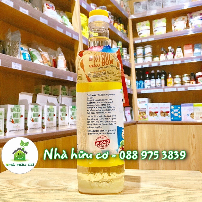 Dầu dừa Vietcoco - Cooking oil - DẦU ĂN VIETCOCO CHAI 1 LÍT