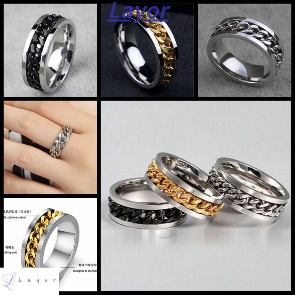 Layor Mens | Stainless Wedding Jewelry Band Ring