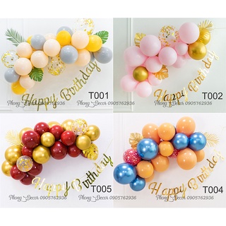 Set bóng trang trí sinh nhật