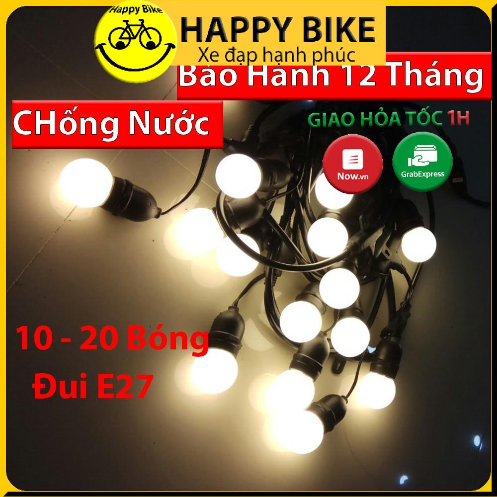Dây đui đèn trang ngoài trời Happy Bike chống nước