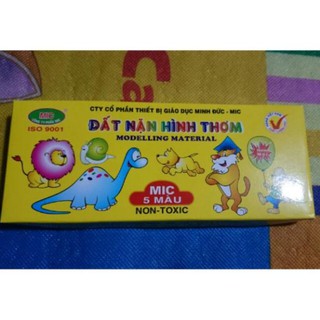 10 hộp đất nặn hình thơm mic 5 màu