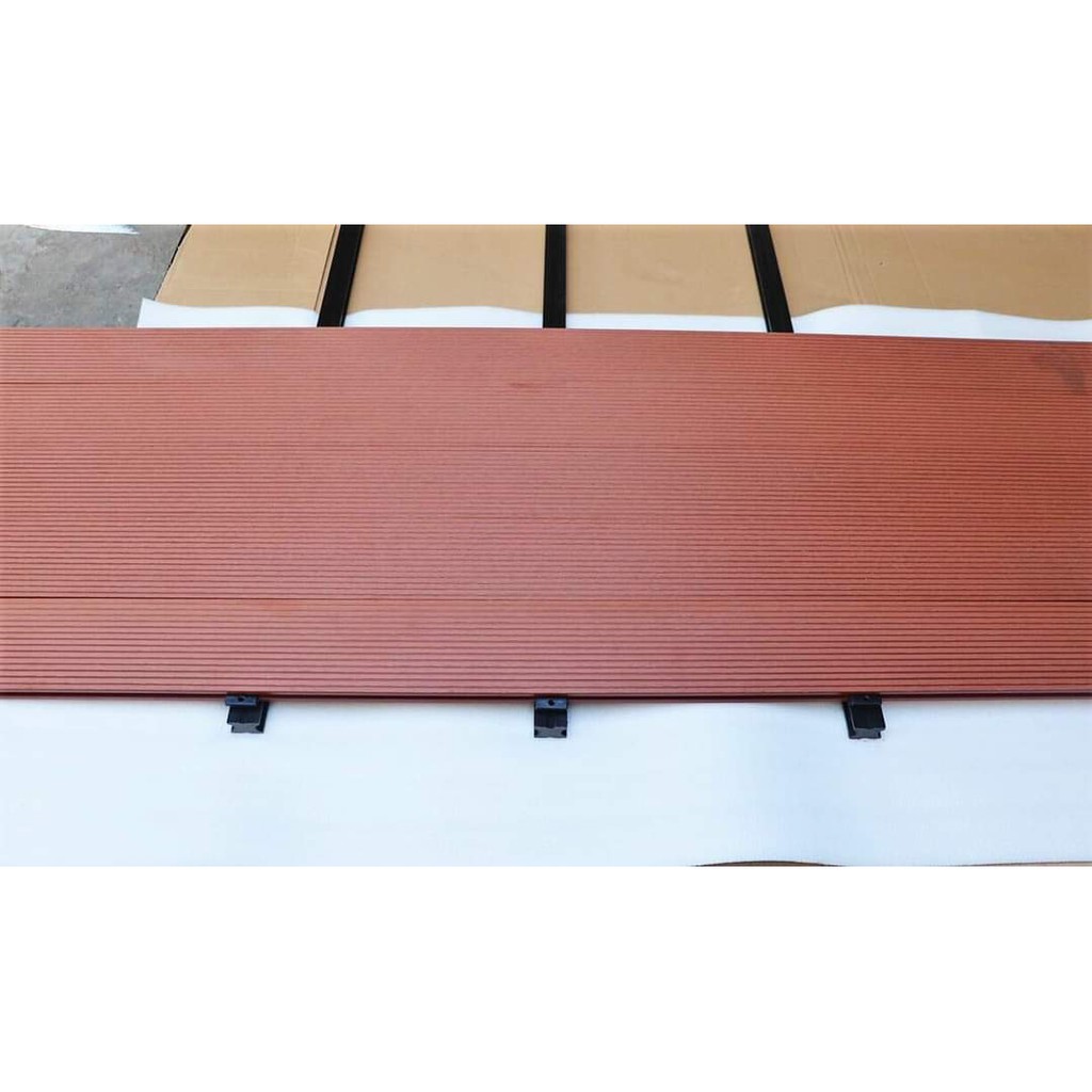 Combo 50 chốt nhựa + vít dùng cho sàn gỗ nhựa composite hồ bơi, ban công