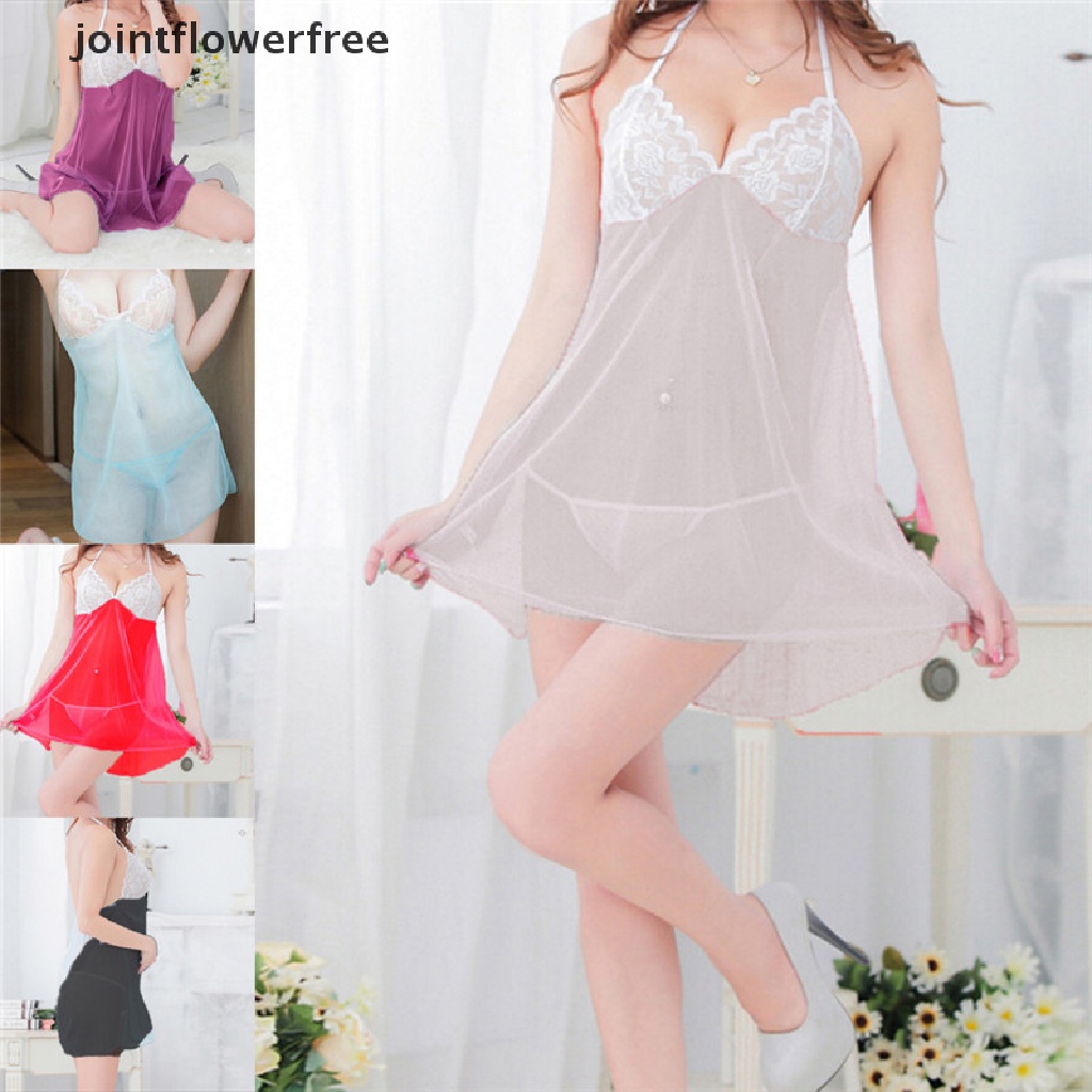 Đầm ngủ phối ren gợi cảm thời trang cho nữ