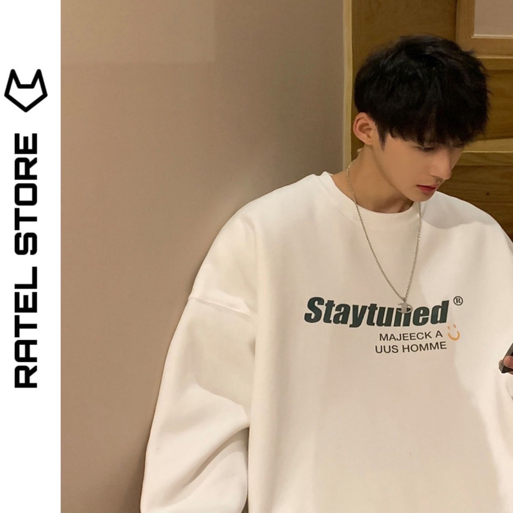 Áo Sweater Local Brand Nỉ Bông Nam Nữ STAYTUNED (MAJEECK A US HOMME) Thu Đông Unisex Form Rộng