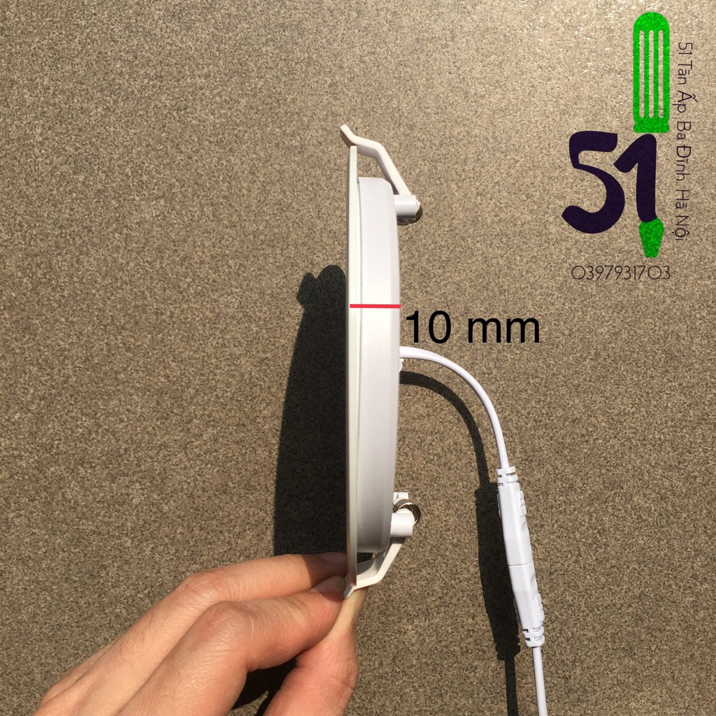 Đèn led panel Rạng Đông tròn 9W ánh sáng trắng đế nhựa