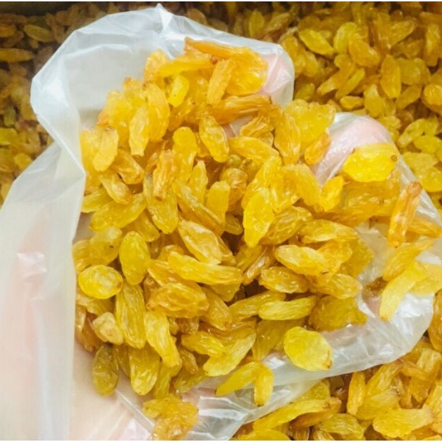 [500gram] Nho Khô Vàng Ấn Độ Vị Ngọt Tự Nhiên ( không đường ) - đồ ăn vặt