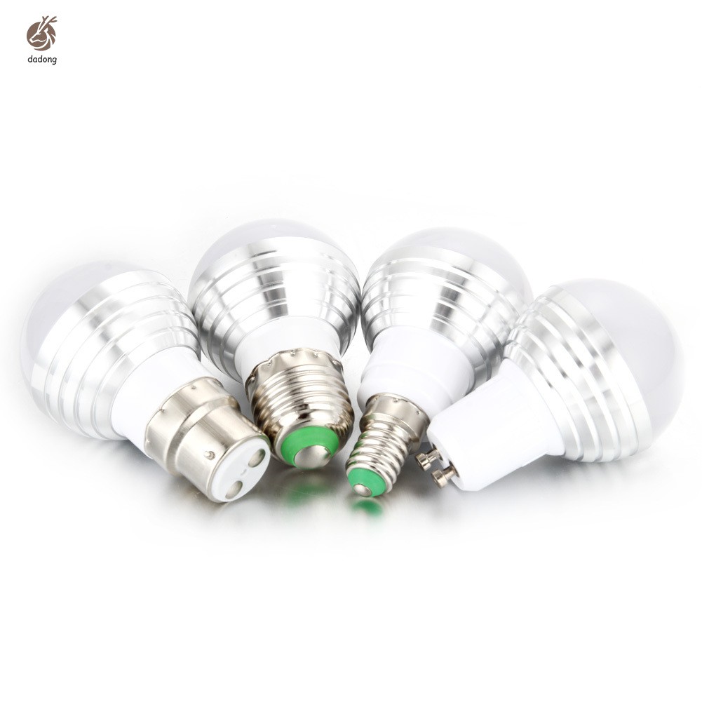 Đèn LED điều khiển từ xa thay đổi màu sắc độc đáo E27/B22/E14/GU10