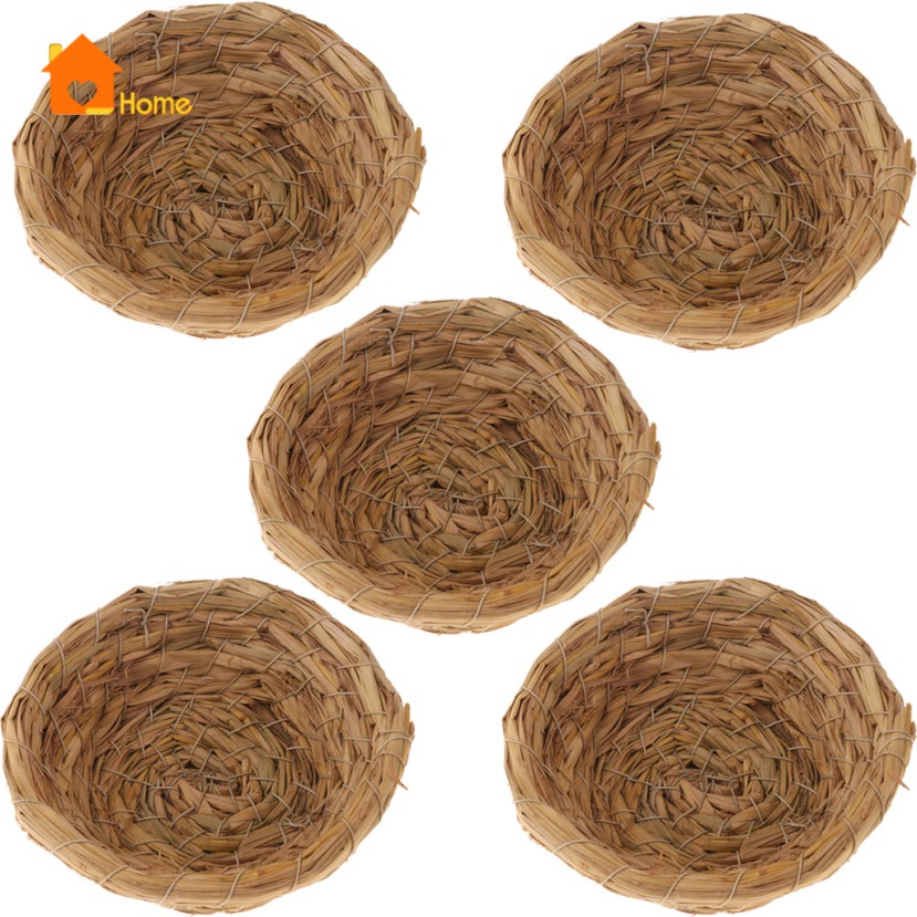 Set 5 Tổ Chim Đan Rơm Độc Đáo