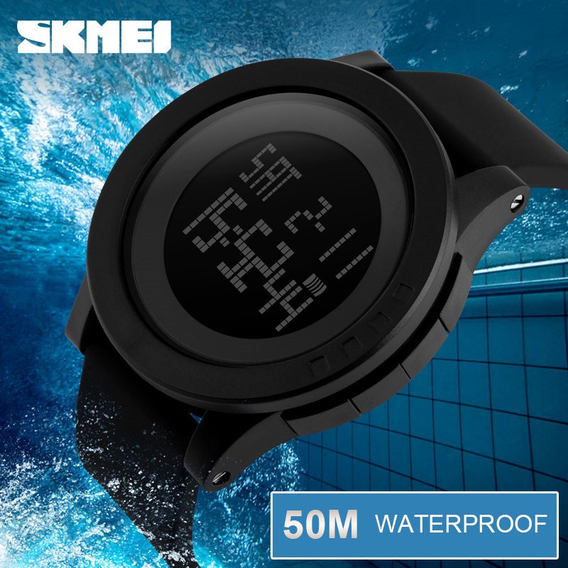 VN SKMEI Men's Sport Casual LED Digital Date Waterproof Quartz Analog Wristwatches