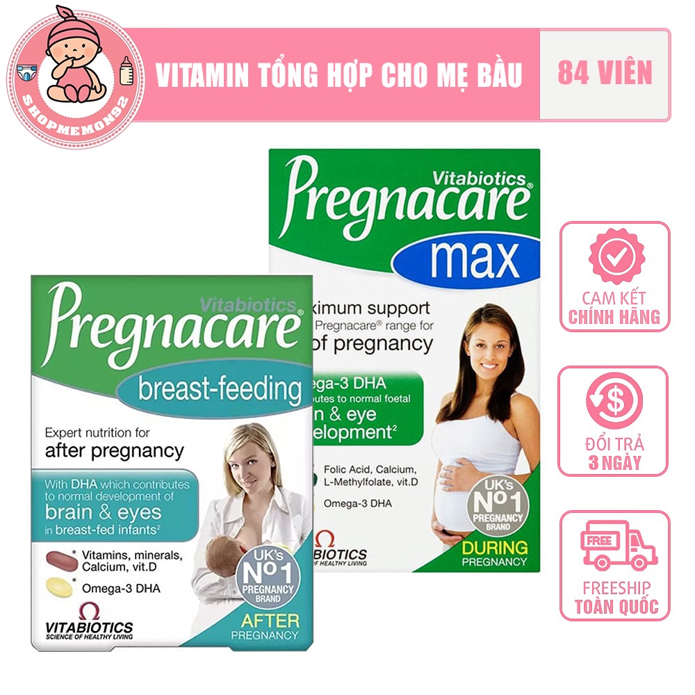 Vitamin tổng hợp cho mẹ bầu và sau sinh Pregnacare date t2 2024