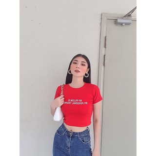 Áo Croptop MY PILLOW ĐỎ