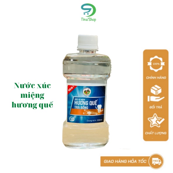 Nước xúc miệng hương quế, nước xúc miệng thảo dược 100% nguyên liệu tự nhiên