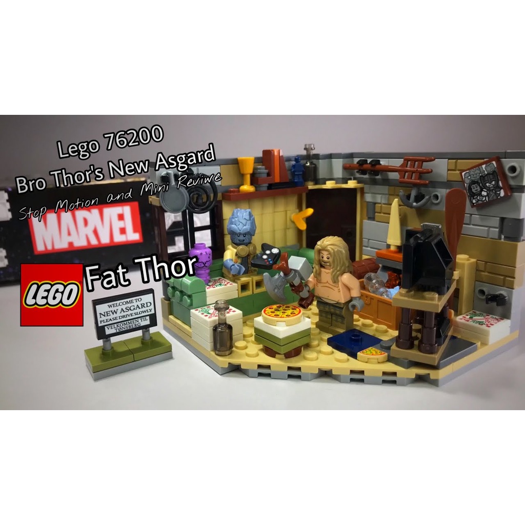 Lego Super Heroes 76200 - Bro Thor’s New Asgard - Bộ xếp hình Lego Lãnh địa Asgard mới của Thor