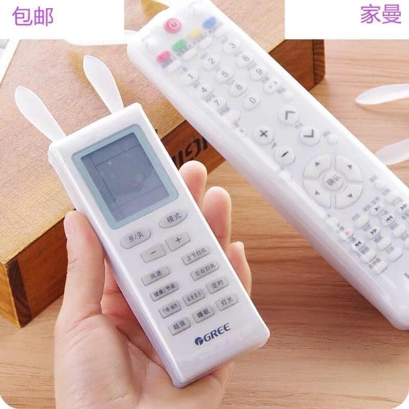 Vỏ Bọc remote Silicone Tivi, Máy Lạnh Hình Tai Thỏ, Vỏ Bọc Điều Khiển tivi, máy lạnh