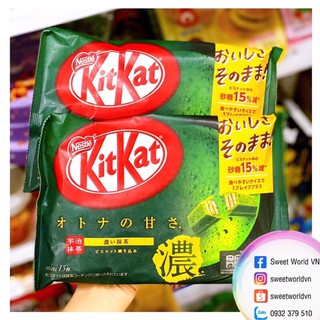 Kitkat Uji Matcha (Trà xanh đậm vị) - Nhật Bản