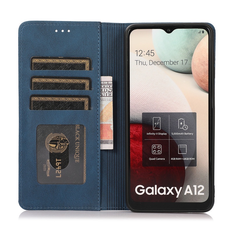 Ốp điện thoại dạng ví da nắp lật cho samsung galaxy a12 a22 a32 a42 a52 a72 5g 4g