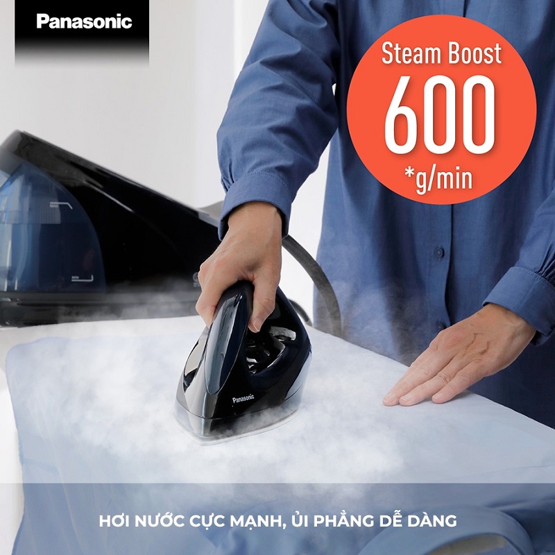 Bàn Ủi Hơi Nước Cao Cấp Panasonic NI-GT200ARA – Ủi Phẳng Cực Nhanh - Diệt Khuẩn